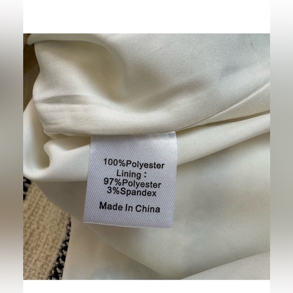 Tuckernuck Jackie Tweed Shift Dress M NWT Navy Stripe Bouclé Classic Sleeveless - Picture 15 of 15